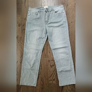 Driftwood Women's Striped Jeans - Light Blue